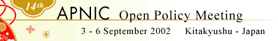 APNIC Open Policy Meeting