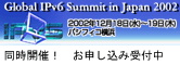 IPv6 summit in Japan 2002