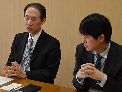 写真:森 健一氏と南村 達哉氏